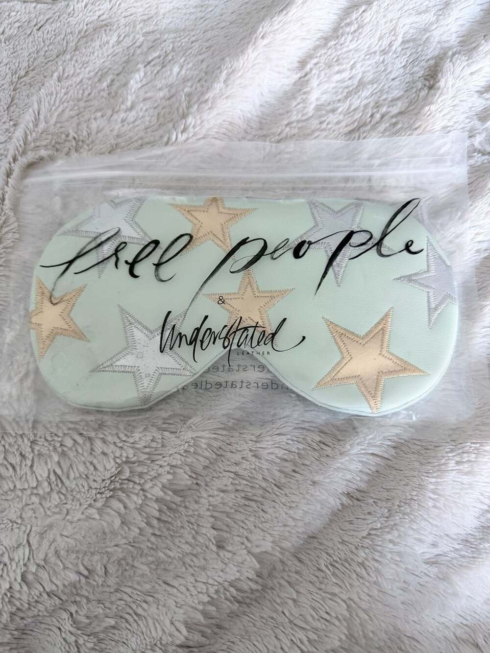 Free People & Understated Leather Starry Eyed Travel Star Eye Mask Cooling Pack